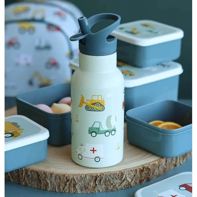 Dětská láhev z nerezové oceli Vehicles 350 ml