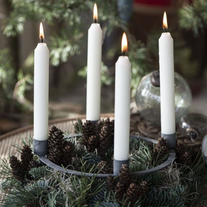 Kovový adventní svícen Spears