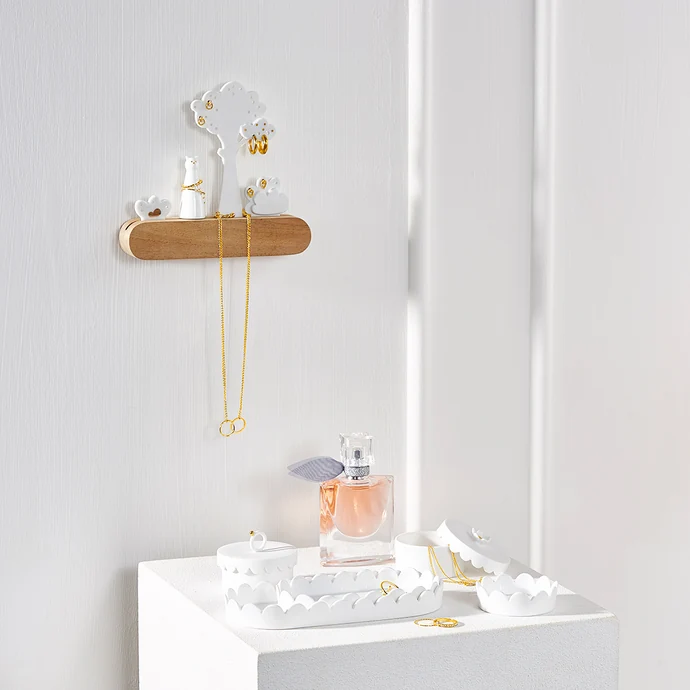 Porcelánový tácek na šperky Gold Long