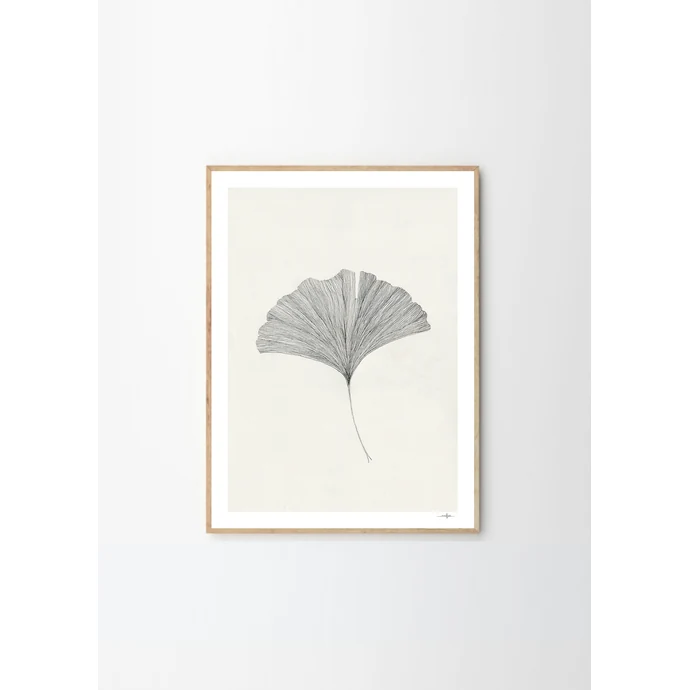 Autorský plakát Ginko Leaf by Ana Frois 30x40 cm