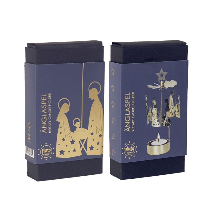Rotující svícen Gold Holy Family