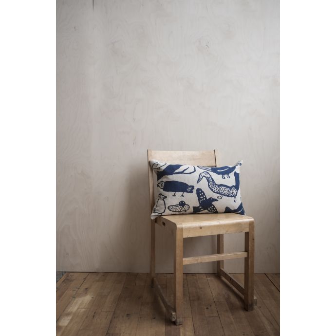 Lněný povlak na polštář Tori Blue 40x60cm