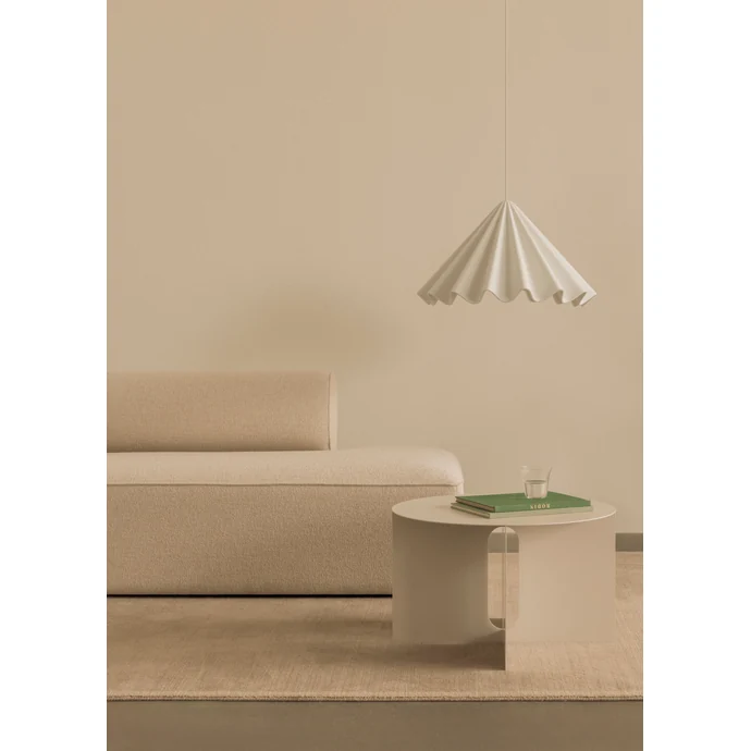 Odkládací stolek Androgyne Steel Ivory Ø 63 cm