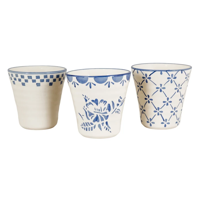 Kameninový Latte cup Marion Square Blue 250 ml