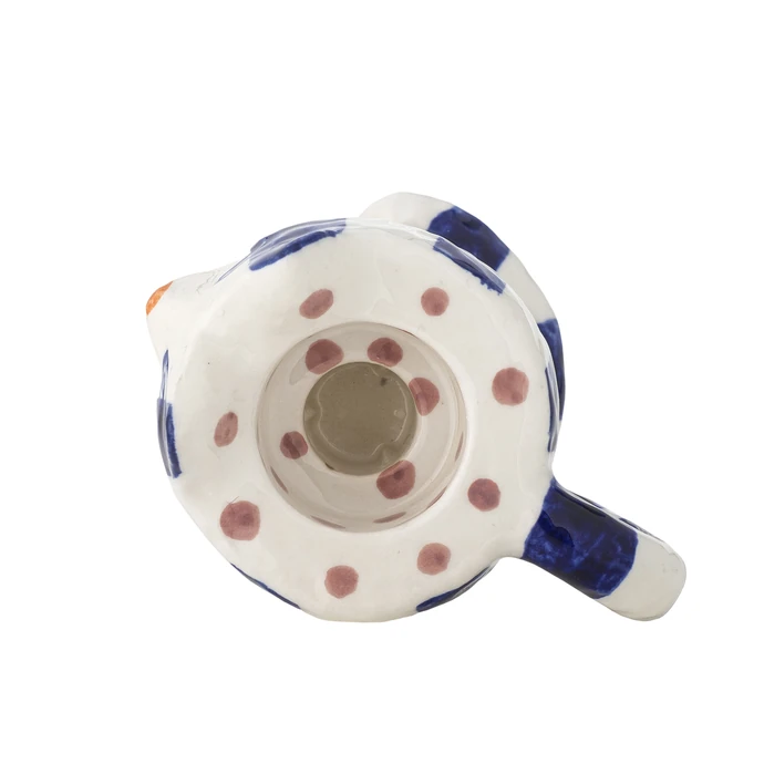 Keramický svícen Caty Blue – set 2 ks