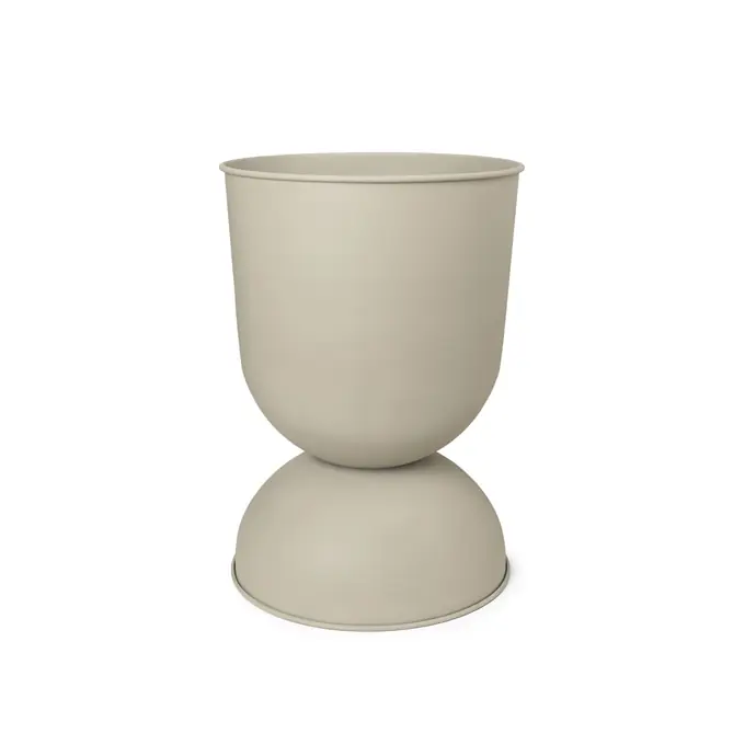 Kovový květináč Hourglass Cashmere Small