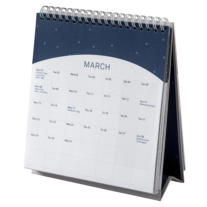 Stolní kalendář Navy Stripe 2021
