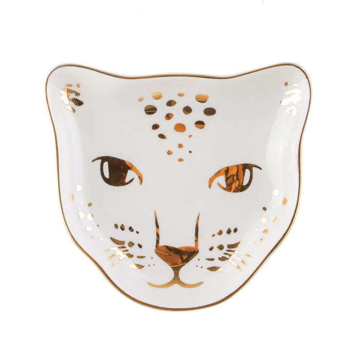 Porcelánový talířek na šperky Leopard Love