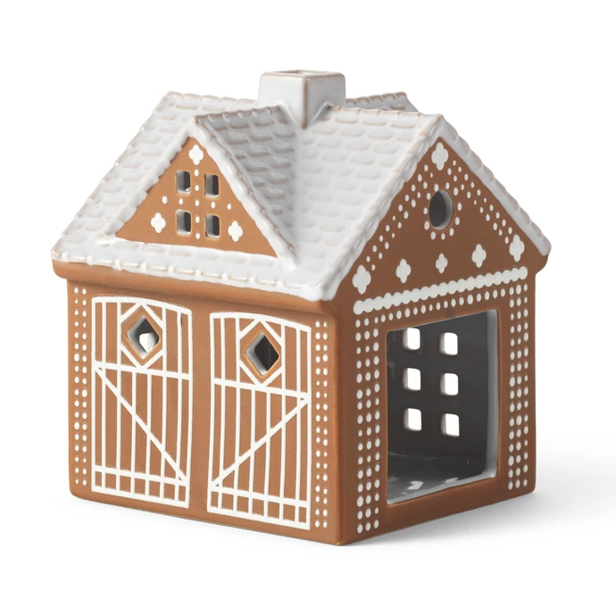 Porcelánový svícen Gingerbread Lighthouse 11,5 cm