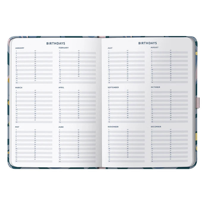 Denní plánovač Day a Page Pine Marble A5 2025