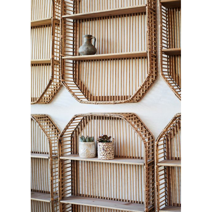 Kameninový obal na květináč White/Natural