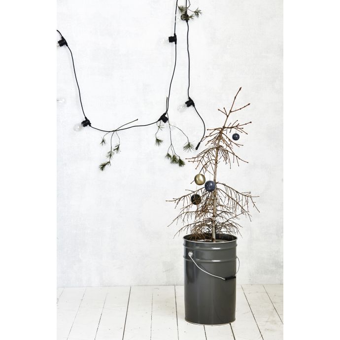 Světelný řetěz s 10ti LED žárovkami - black 8,4m