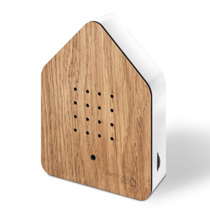Relaxační zvuková dekorace Zwitscherbox Oak Wood