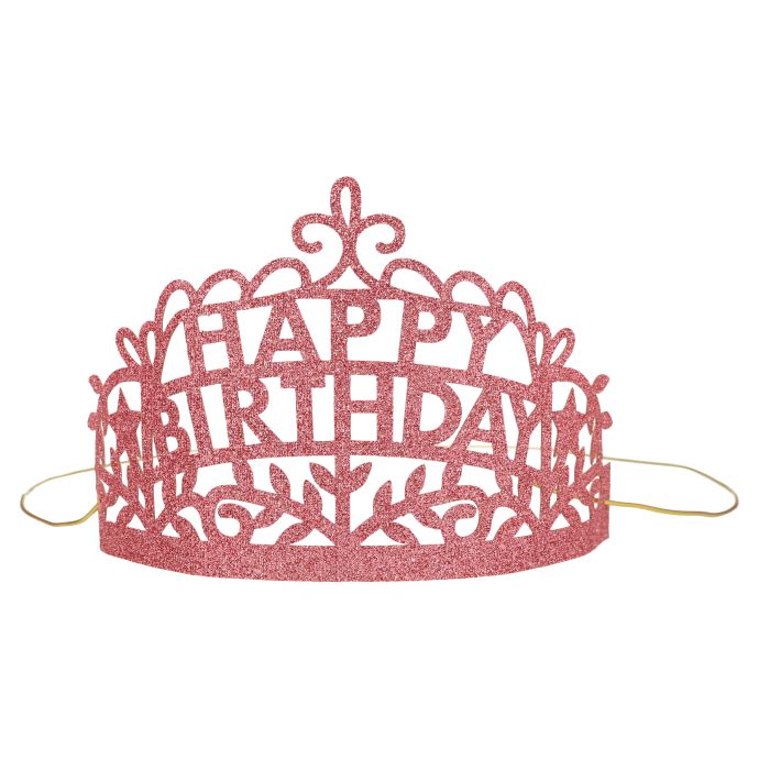 Narozeninová korunka Happy Birthday 8 ks