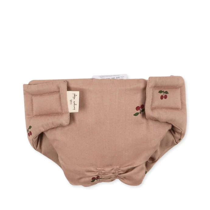 Doplňky pro panenku z organické bavlny Cherry Blush – set 3 ks
