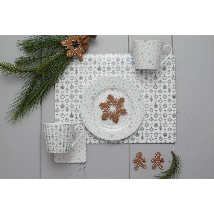 Porcelánový dezertní talíř Snowflakes