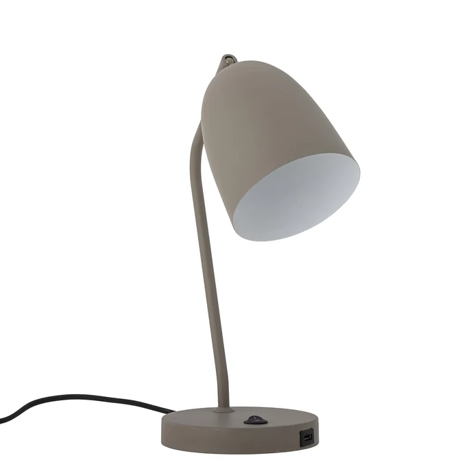 Stolní LED lampa Lemar Grey Metal