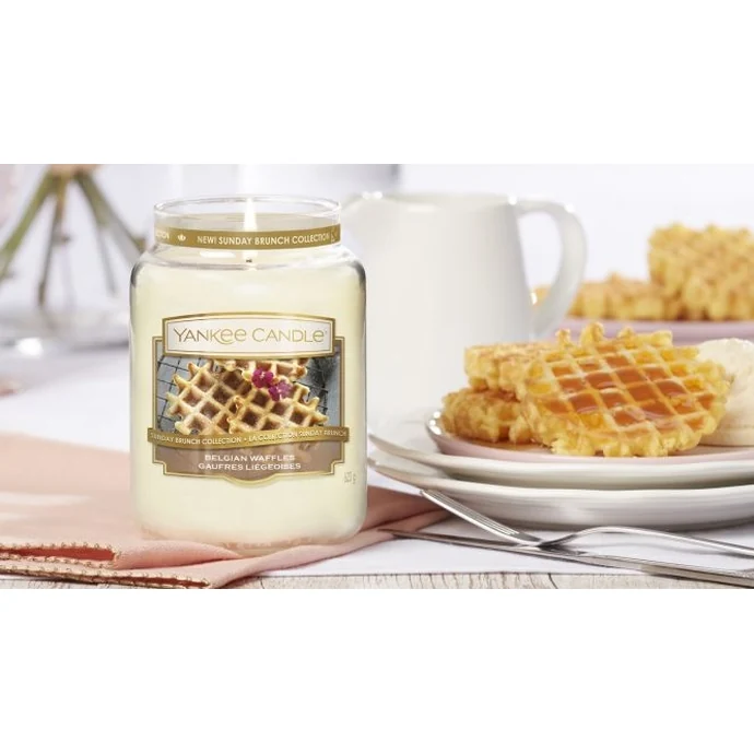 Svíčka Yankee Candle 623g - Belgian Waffles