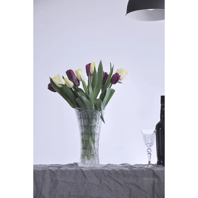Křišťálová broušená váza Crystal BOHEMIA 25 cm