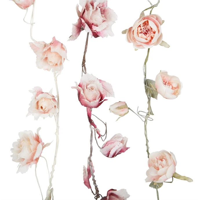 Květinová girlanda Ivory light pink 165 cm