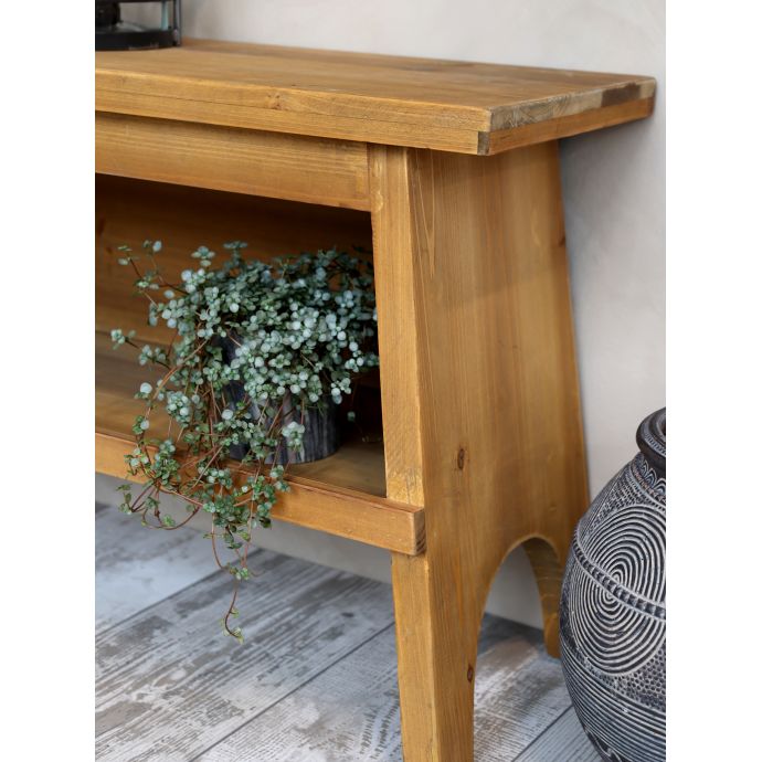 Dřevěná lavice s úložným prostorem Fir Wood