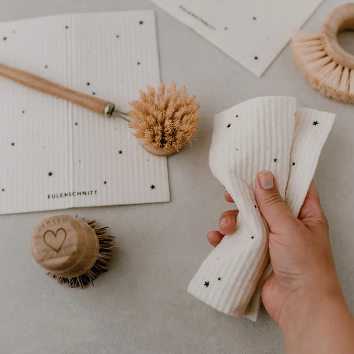 Přírodní houbová utěrka Fir – set 3 ks