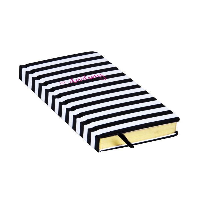 Plánovací notes Black stripe