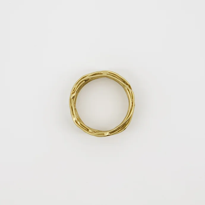 Kroužky na ubrousky Ring Golden - set 4 ks