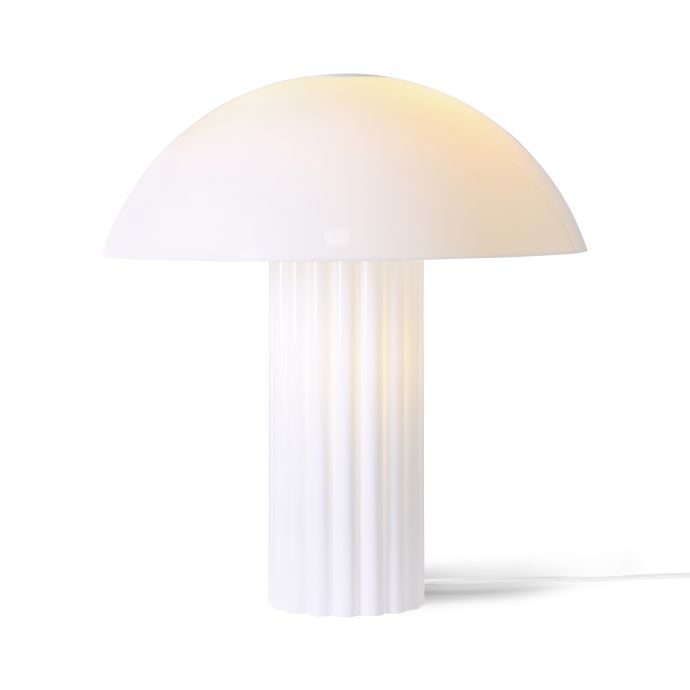 Stolní lampa Acrylic Cupola White 61 cm