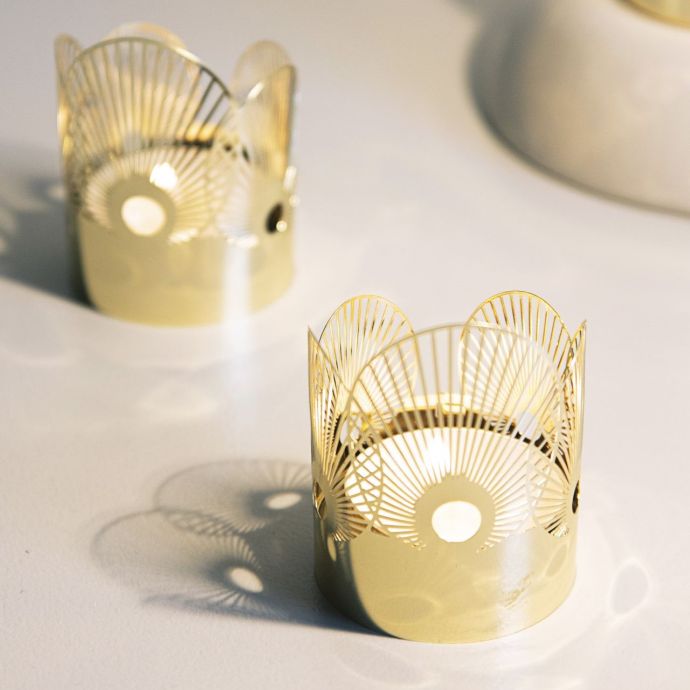 Svícen na čajovou svíčku Mini Light Sun