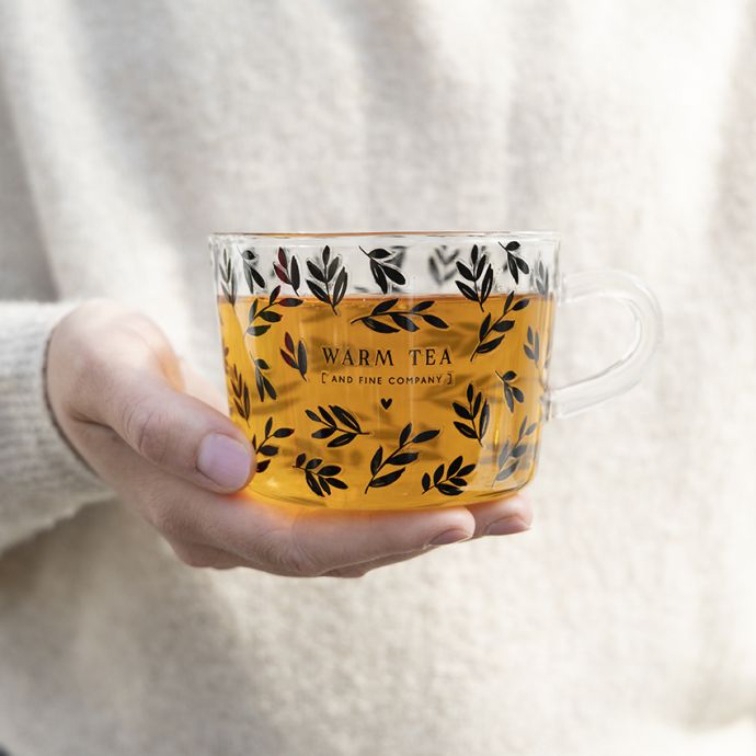 Skleněný hrnek Warm Tea/Love to See You 300 ml