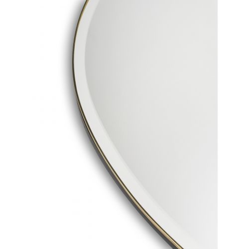 Nástěnné zrcadlo Pond Brass 94 cm