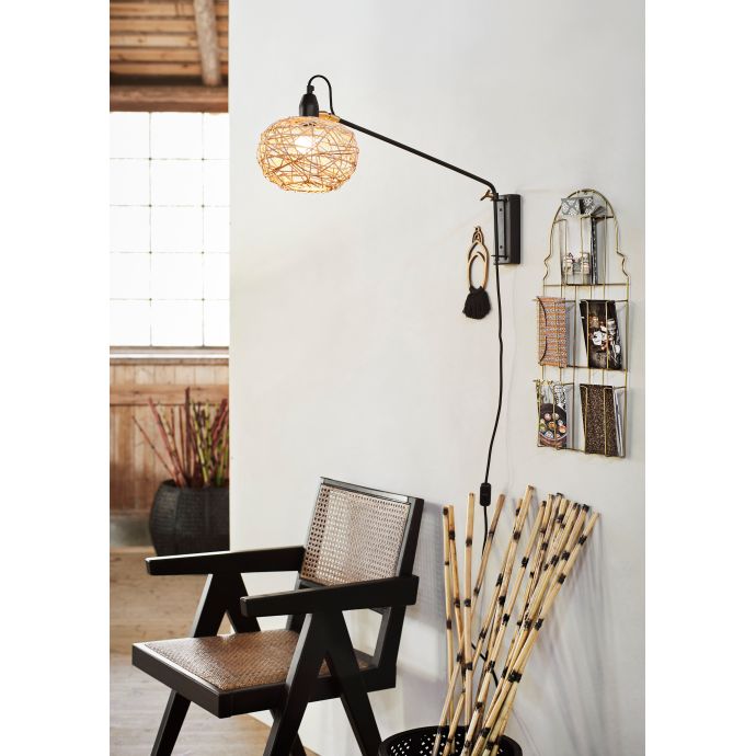 Nástěnná lampa Rattan