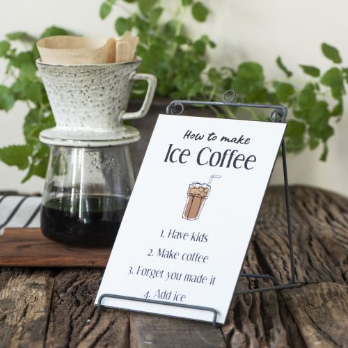 Kovová cedule Ice Coffee