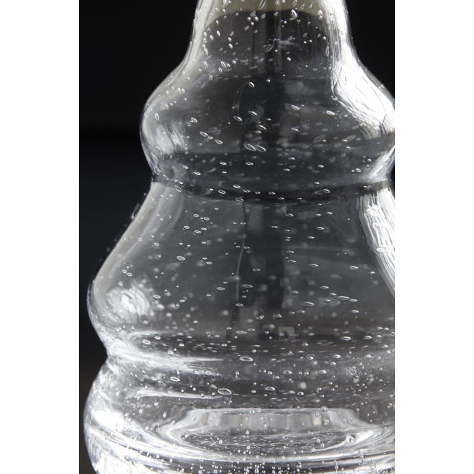 Skleněná váza Srina Clear 11 cm