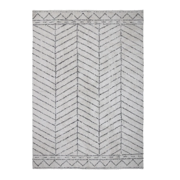 Bavlněný koberec Tuffing White Rug 300 x 200 cm