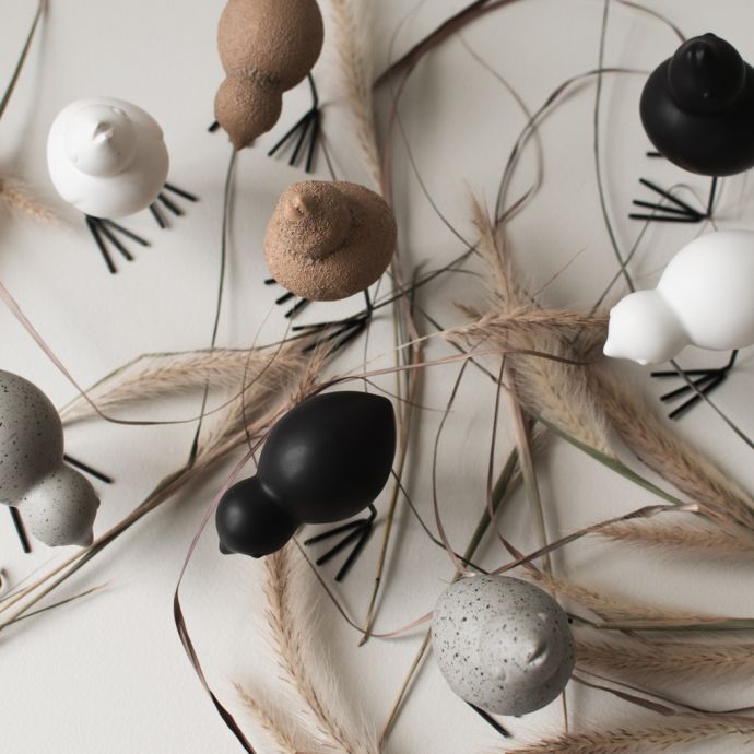 Velikonoční dekorace Swedish Birds Mole Dot - set 2 ks