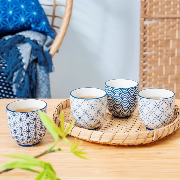 Porcelánový latte cup Sashiko