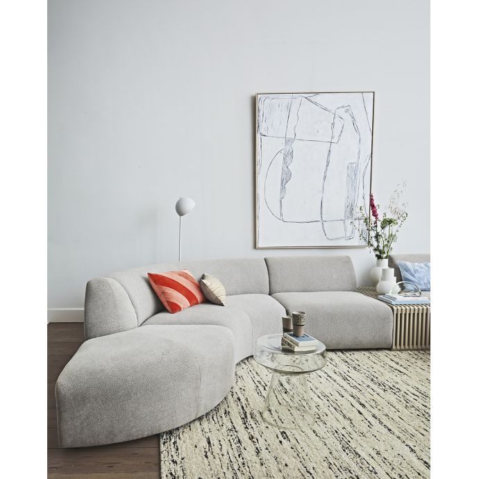 Bavlněný polštář Velvet Red/Pink 40x60cm