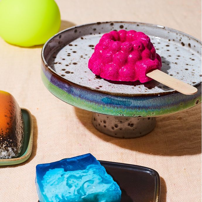 Keramická mísa na podstavci 70's Ceramics Comet