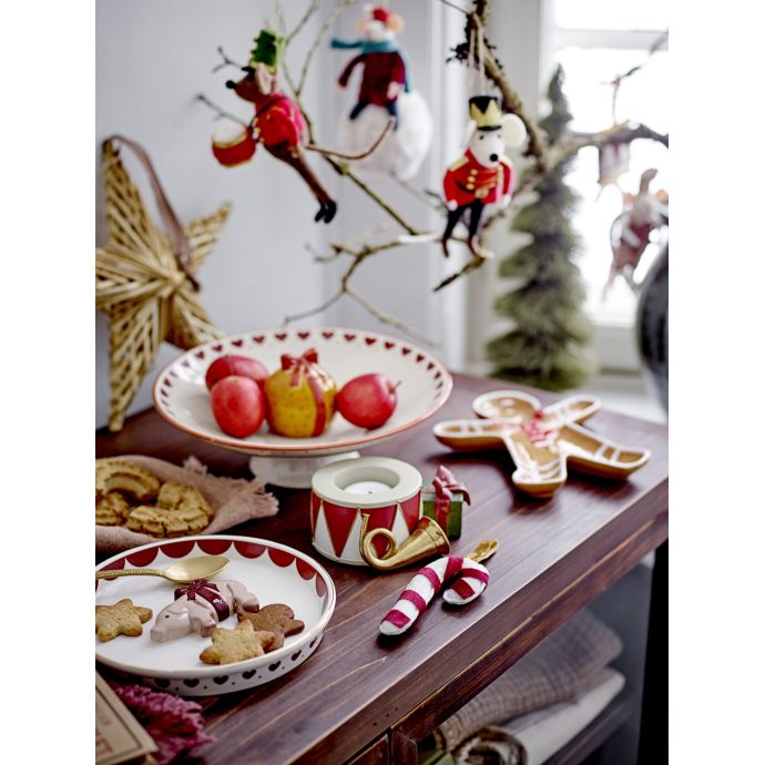 Vánoční ozdoba Myšáci Peo Red Wool - set 2 ks