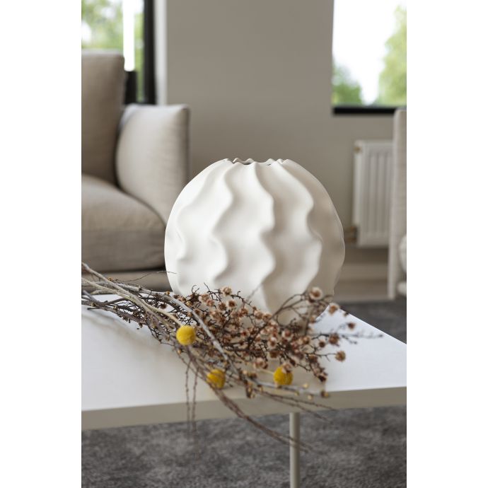 Keramická váza MALMBÄCK White 22 cm