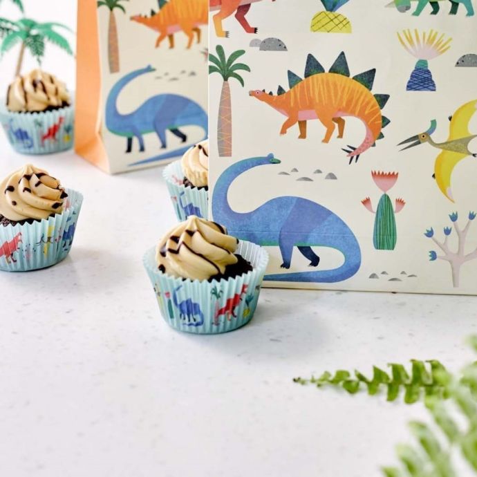 Papírové košíčky na muffiny Dino Cupcake Cases 30 ks