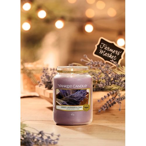 Svíčka Yankee Candle 623g - Dried Lavender & Oak