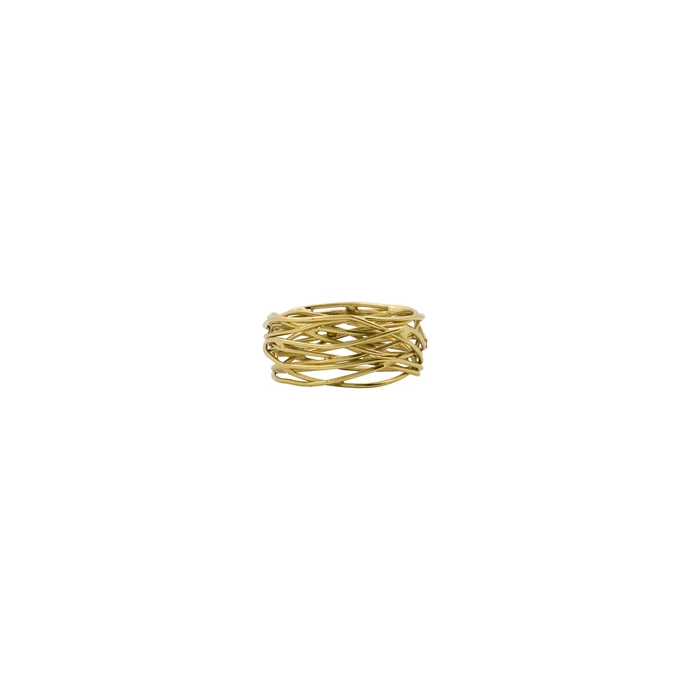 Kroužky na ubrousky Ring Golden - set 4 ks