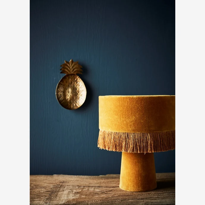 Stolní lampa Mustard Velvet Table Lamp
