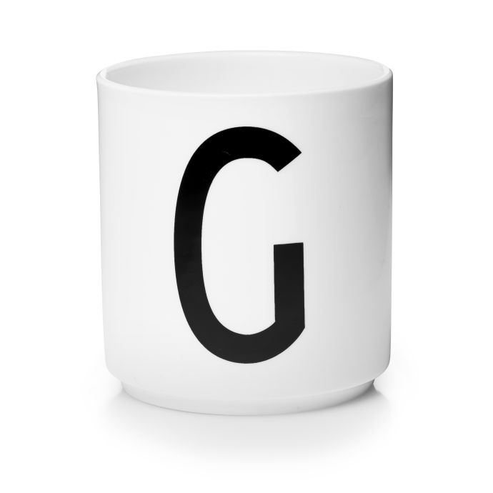 Porcelánový hrneček/dózička Letters