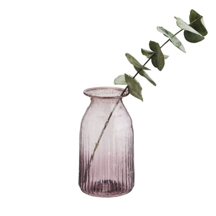 Mini váza z recyklovaného skla Purple 13 cm