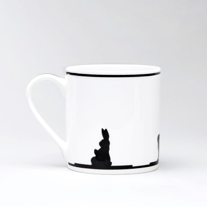 Porcelánový hrnek Yoga Rabbit