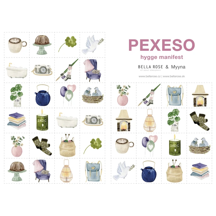 Papírové pexeso Hygge Manifest